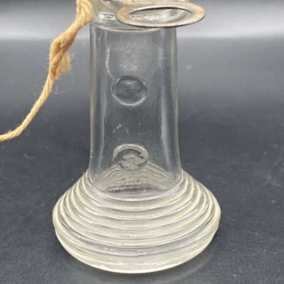 Vtg Candlestick Telephone Glass Candy Container TH Stough Co Jeanette PA LOOK - Picture 13 of 16